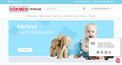 Desktop Screenshot of gokmenoyuncak.com