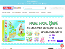 Tablet Screenshot of gokmenoyuncak.com
